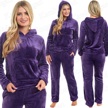 LADIES PYJAMA SET SOFT & COSY WARM Size 8-22 PYJAMAS **NEW* STOCK **