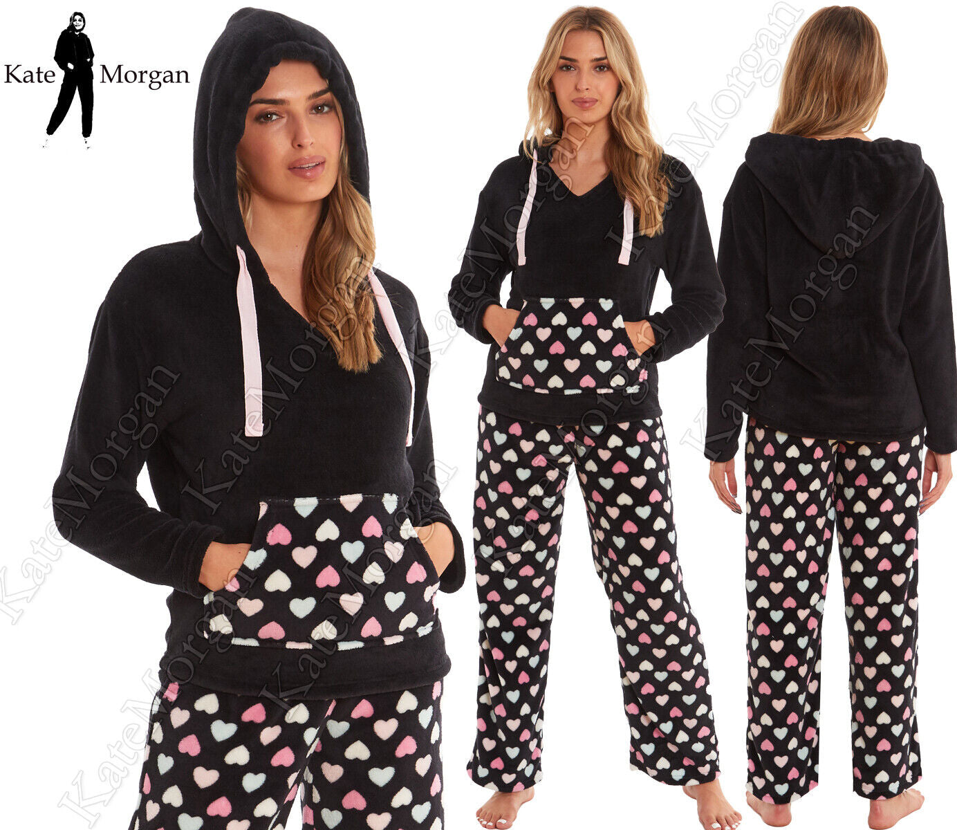 LADIES PYJAMA SET SOFT & COSY WARM Size 8-22 PYJAMAS **NEW* STOCK **