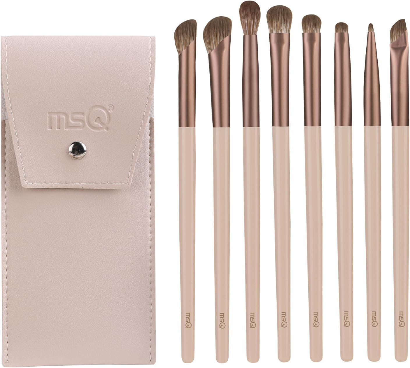 Eyeshadow Makeup Brush Set 8Pcs Eye Makeup Brushes Set Premium Synthetic Makeup Brushes Eyebrow Eyeliner Blending Brushes