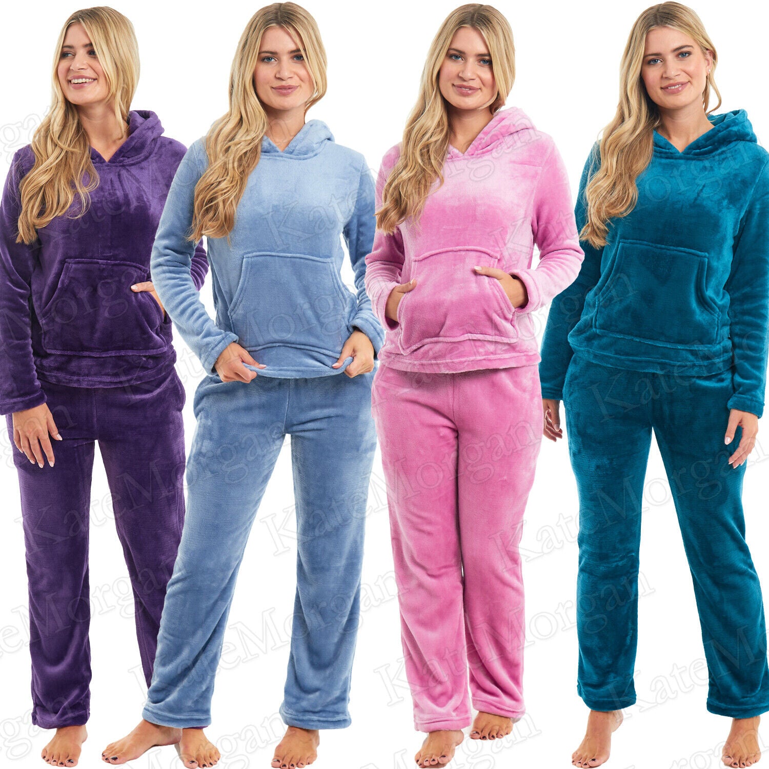 LADIES PYJAMA SET SOFT & COSY WARM Size 8-22 PYJAMAS **NEW* STOCK **